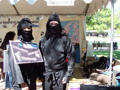 There were Ninjas at the festival