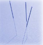 Ultra thin acupuncture needles