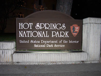 Hot Spring National Park Entrance