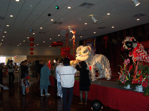 Lion Dance at this year's Lantern Festival held in Houston