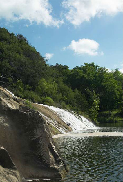 Marble Falls in Highland Lakes Area