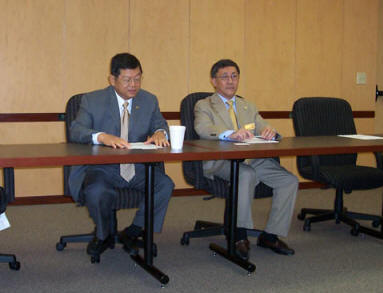 MetroBank Chairman Don J. Wang, and Vice Chairman George M. Lee