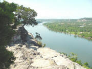 The view on top of Mount Bonnell