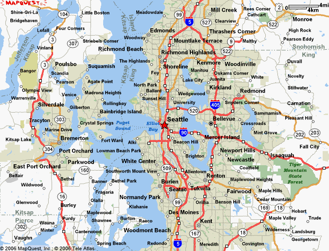 Us Map Seattle