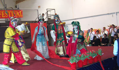 Traditional Chinese costumes and performance